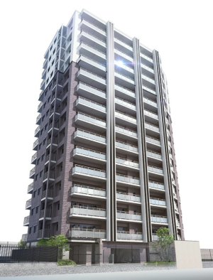 エイルマンション筑紫野　外観完成予想図