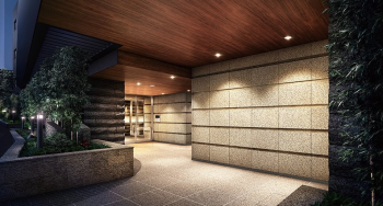 ザ・パークハウス 中目黒小川坂　エントランス完成予想図