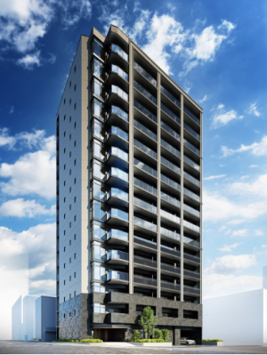 デュオヒルズ盛岡中ノ橋ザ・プレミア　外観完成予想図