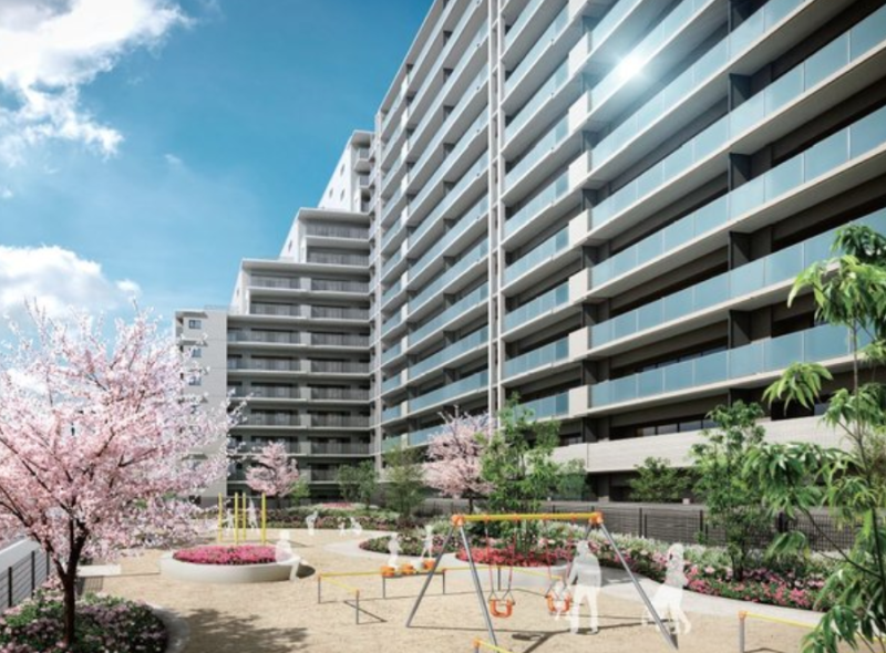 ファイル:パークナード・レーベン茨木さわらぎ 外観完成予想図2.png