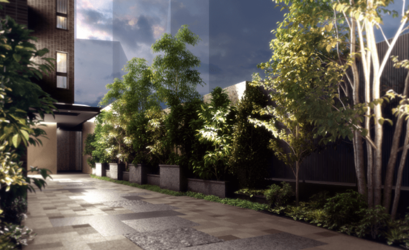 ファイル:（仮称）渋谷二丁目プロジェクト エントランスアプローチ完成予想CG.png