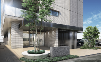 アルファステイツ古町　エントランスアプローチ完成予想図