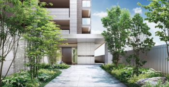 サーパス窪本町グランフォート　エントランスアプローチ完成予想図