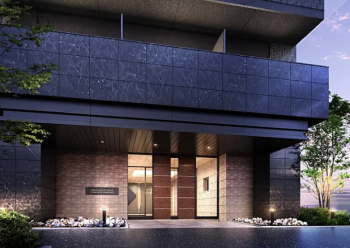 プレサンス ジェネ 四日市中央通り　エントエランスアプローチ完成予想図