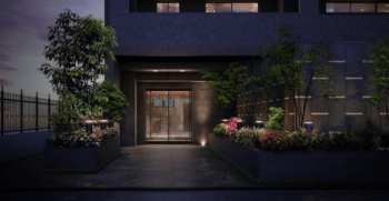 オープンレジデンシア桜並木ガーデン　エントエランスアプローチ完成予想図