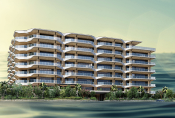 グランドメゾン福岡 THE BAY　外観完成予想図