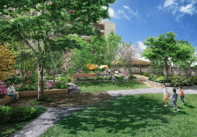 ファイル:シャリエ朝霞グランフィールド センターパーク完成予想図.png