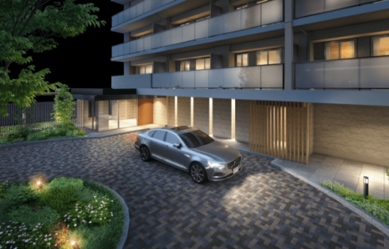 ファイル:リビオシティ船橋北習志野 車寄せ完成予想図.png