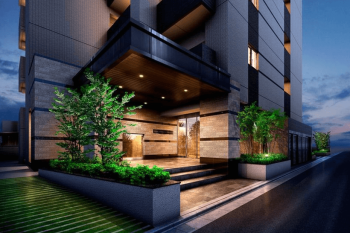 ロフティ一宮音羽パークテラス　エントランス完成予想図