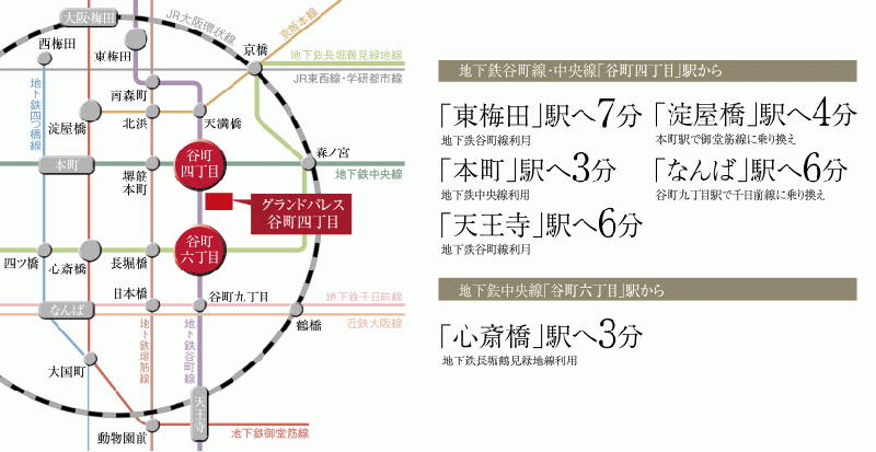 ファイル:グランドパレス 谷町四丁目路線図.gif