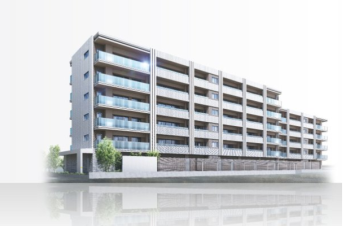 サーパス窪本町グランフォート　外観完成予想図