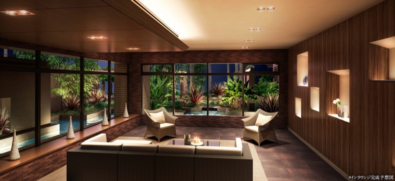 ファイル:ポレスター宇品海岸ハーバービュー メインラウンジ完成予想図.jpg