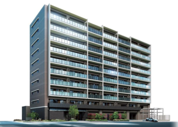 ユニハイム高田本郷　外観完成予想CG