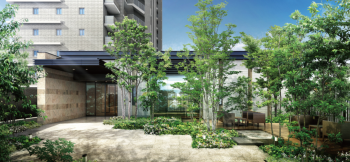 ライオンズ川口並木グランゲート エントランスアプローチ完成予想CG