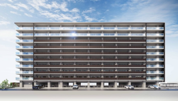 アルファステイツ下松駅III　外観完成予想図2