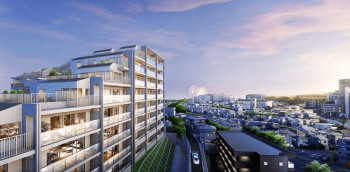 クリオ藤沢善行グランヒルコート　外観完成予想図