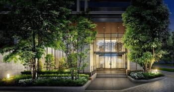 シティテラス稲毛海岸　エントエランスアプローチ完成予想図