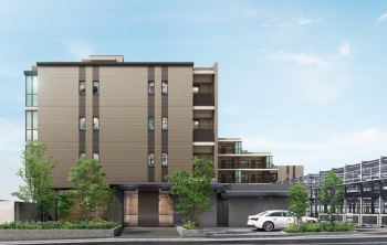 パークホームズ津田沼　エントランスアプローチ完成予想CG