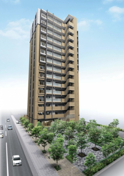 ファイル:プレサンス ロジェ 東住吉II 外観完成予想CG.png