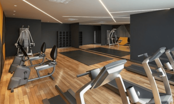 MJR博多ザ・レジデンス　フィットネスルーム完成予想図