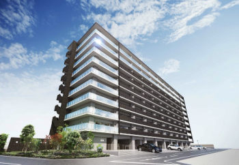 アルファステイツ下松駅III　外観完成予想図