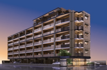 グランフォーレ箱崎九大前駅レジデンス　外観完成予想図1