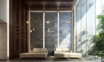 バンベール庄内通ザ・ガーデン　エントランスホール完成予想CG