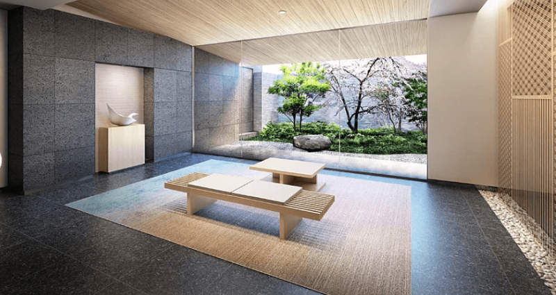 ファイル:パークホームズ市川真間 桜ラウンジ完成予想.png