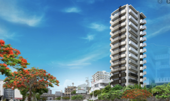 レーヴグランディ安里　外観完成予想図