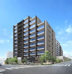 ワコーレシティ神戸元町　外観完成予想図2