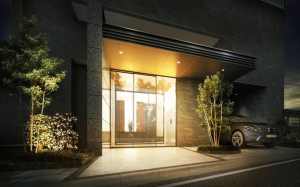 オープンレジデンシア平尾市崎　エントランスアプローチ完成予想図