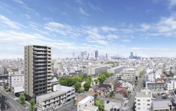 サンクレーア岩塚　建物外観完成予想CG