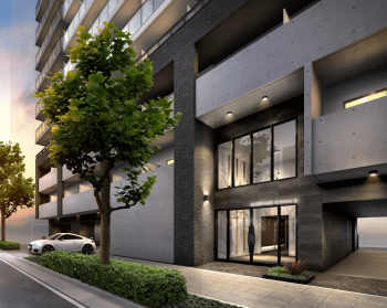 デュオステージ関内II　エントエランスアプローチ完成予想図