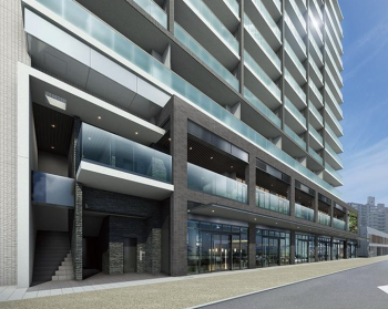 ポレスター守山銀座　エントランスアプローチ完成予想図