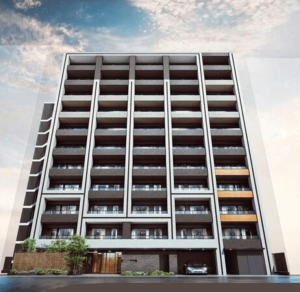 リビオレゾン横浜鶴見ステーションサイト　外観完成予想図