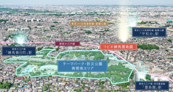 リビオ練馬豊島園　周辺写真CG合成