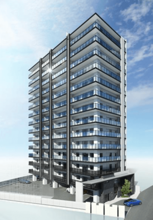 リヴィエールベイステーション小倉　外観完成予想CG