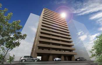 ロイヤルガーデン古新町　外観完成予想図CG2