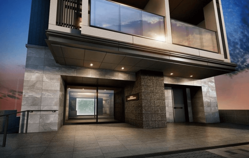 ファイル:ソルティア天満橋駅前 エントエランスアプローチ完成予想図.png