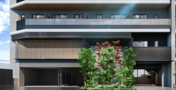 プレミアムレジデンス鎌倉大船　エントエランスアプローチ完成予想図