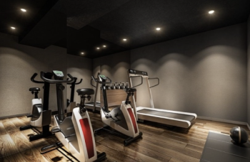 レーベン鶴岡 GRAN MARK TERRACE　フィットネスルーム完成予想図