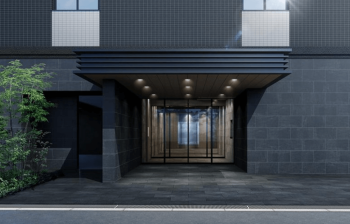 オープンレジデンシア博多住吉　エントエランスアプローチ完成予想図