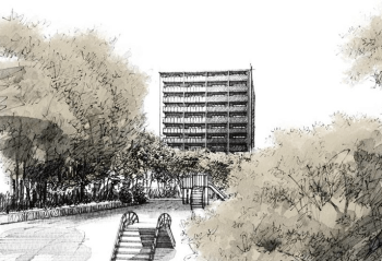 グランアッシュ住吉万代東　外観完成予想図