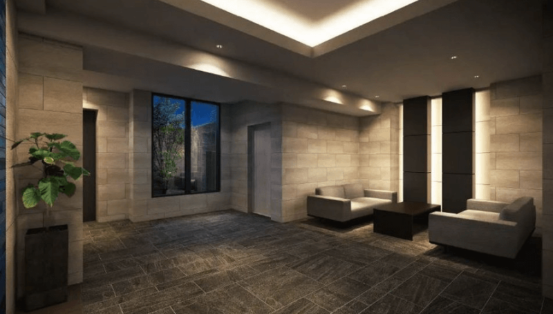 ファイル:サンパーク朝倉街道駅グラッセ エントエランスホール完成予想図.png