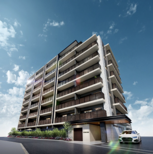 サンパーク西新南レジデンス　外観完成予想図2