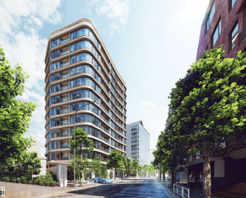 プラウド代官山フロント　外観完成予想CG2