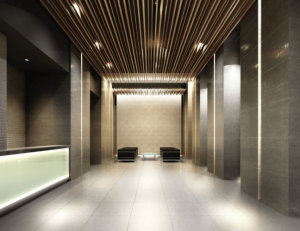 プレサンスタワー 久屋大通ザ・レジデンス　エントランスホール完成予想図