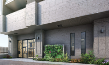 ラシュレ神戸三宮　エントランスアプローチ完成予想CG