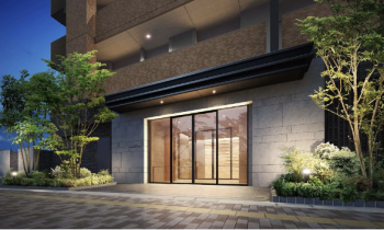 オーヴィジョン白木原駅　エントエランスアプローチ完成予想図