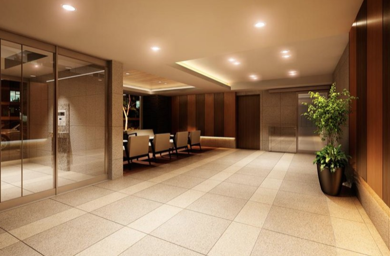 ファイル:クレアホームズ仙台荒井駅前 エントランスホール完成予想図.png